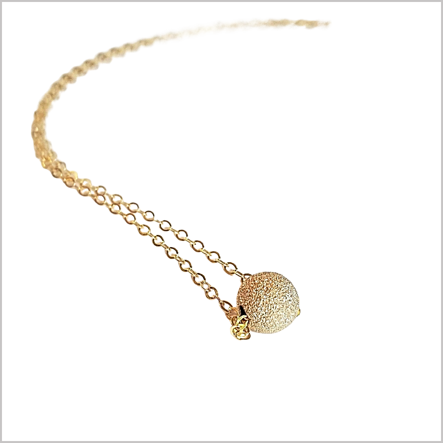 Gold Stardust Bead Necklace