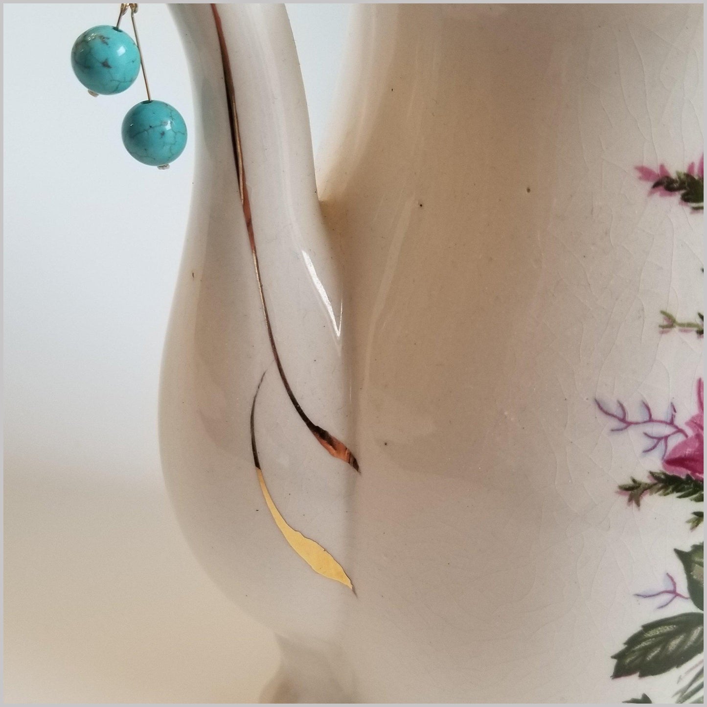 Dual Gemstone Turquoise Dangle