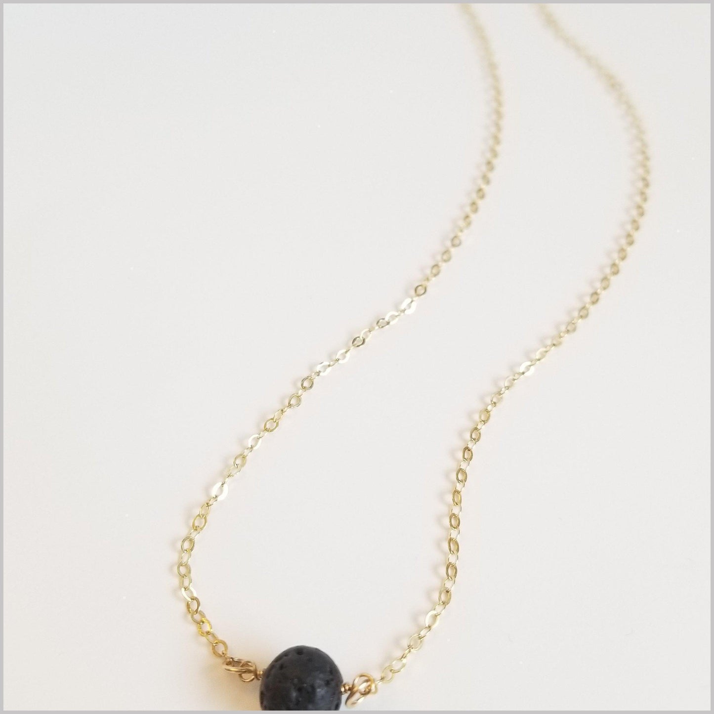 Natural Lava Bead Necklace