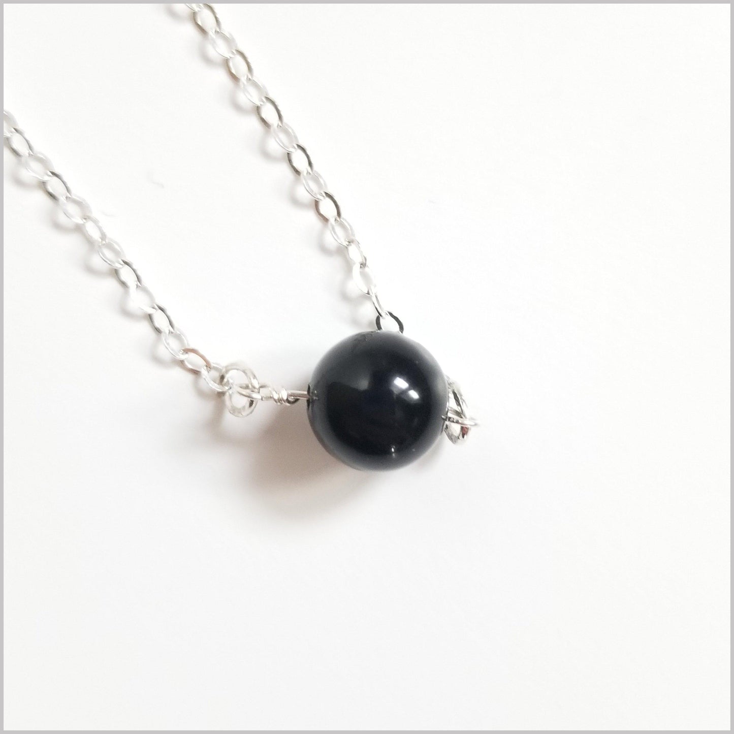Natural Onyx Bead Necklace