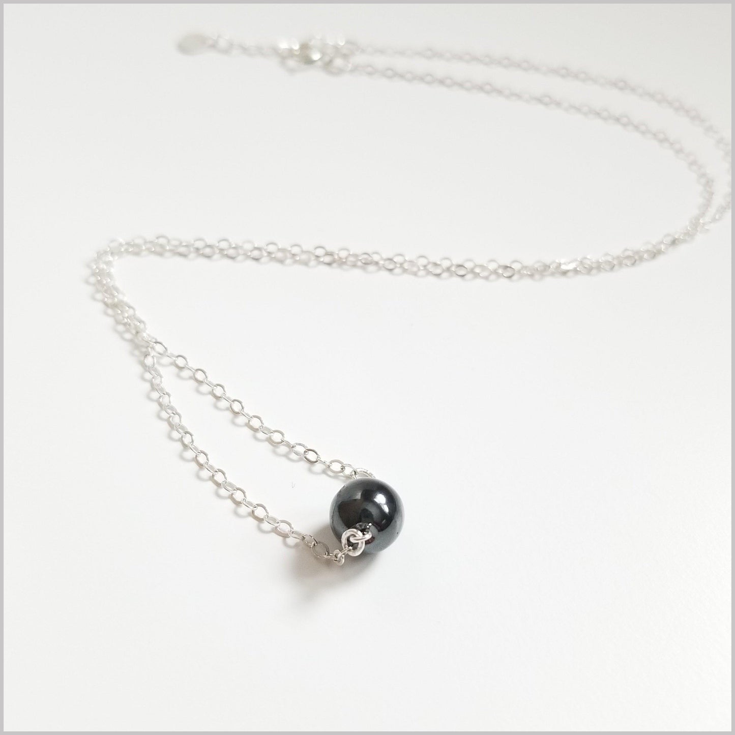 Natural Hematite Bead Necklace