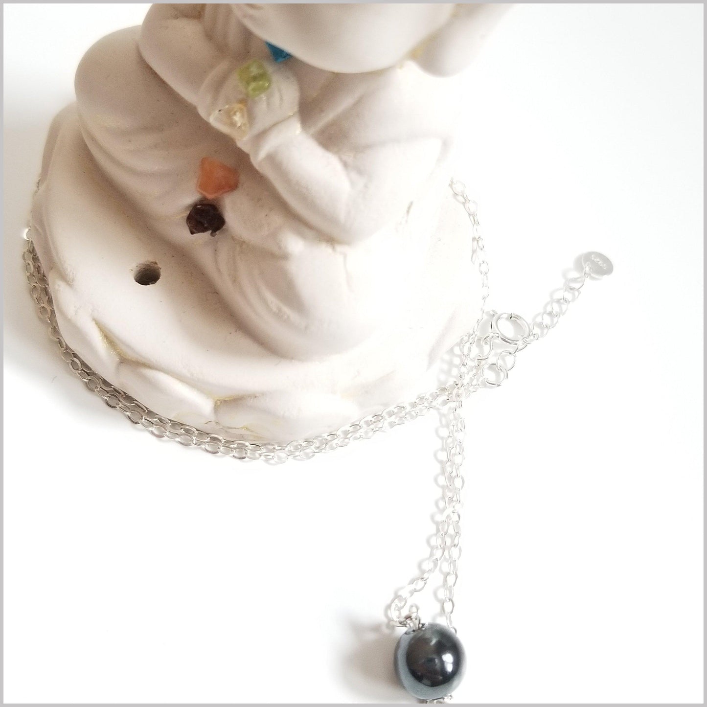 Natural Hematite Bead Necklace