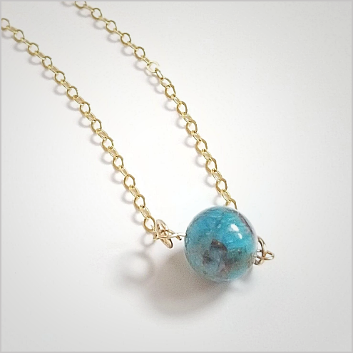 Natural Apatite Bead Necklace