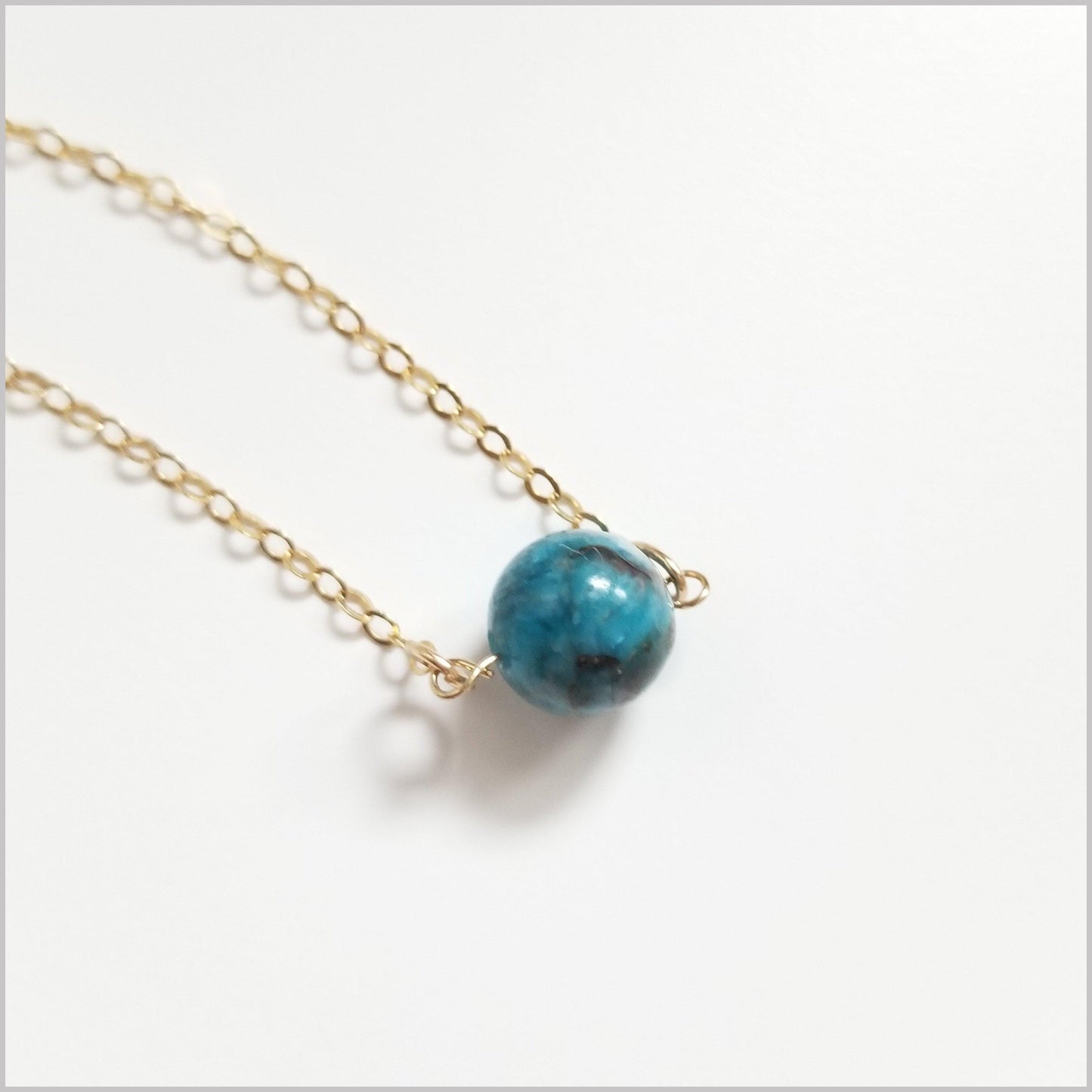 Natural Apatite Bead Necklace
