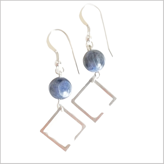 Square Sodalite Dangle