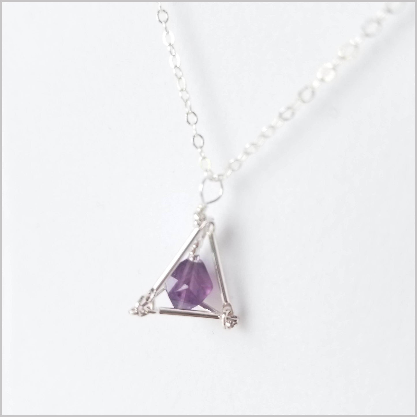 Geometric Amethyst Crystal