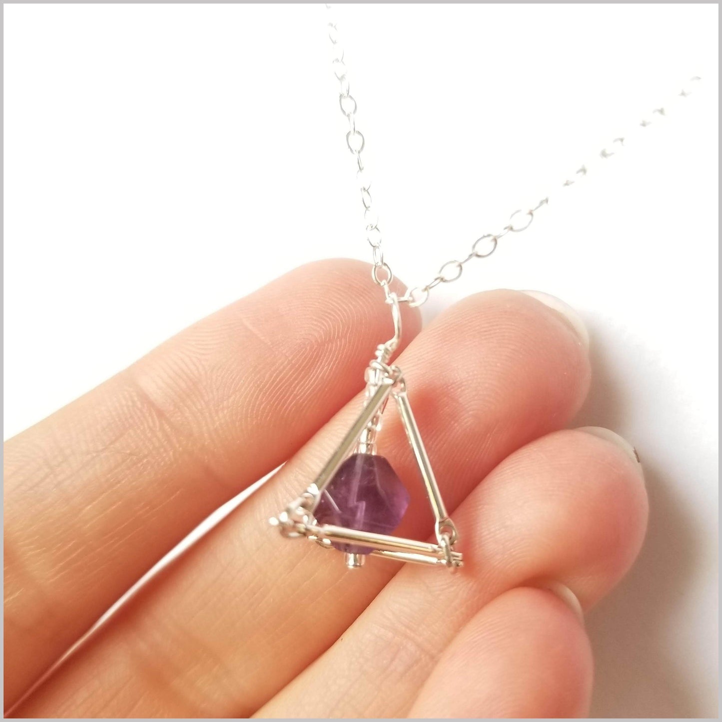 Geometric Amethyst Crystal