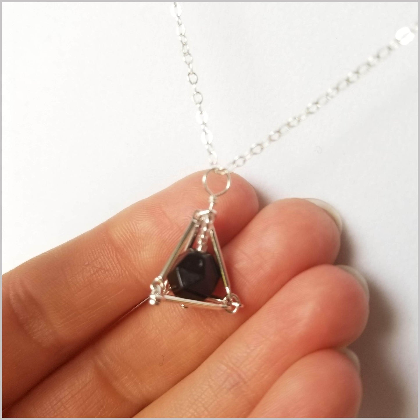 Geometric Tourmaline Crystal