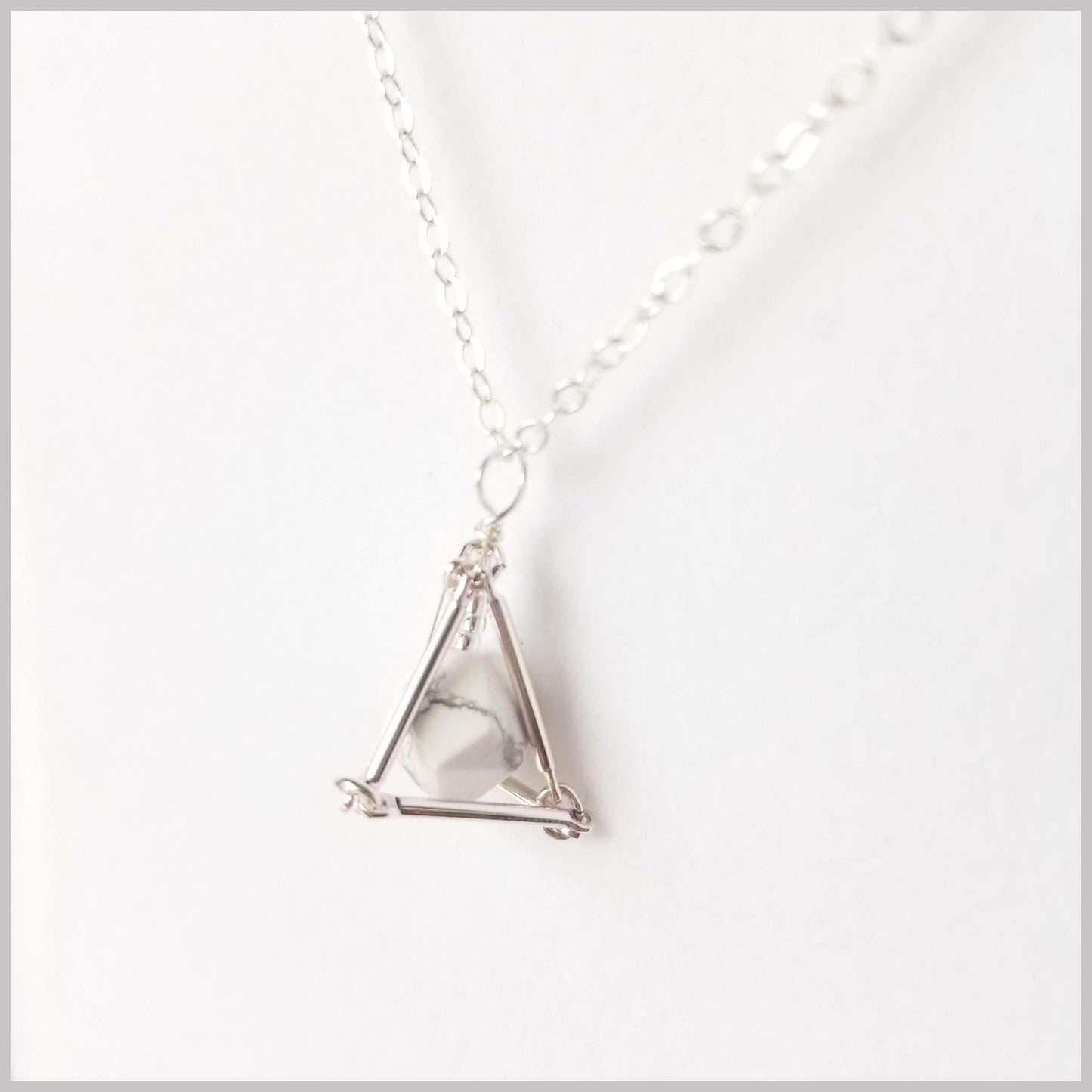 Geometric Howlite Crystal