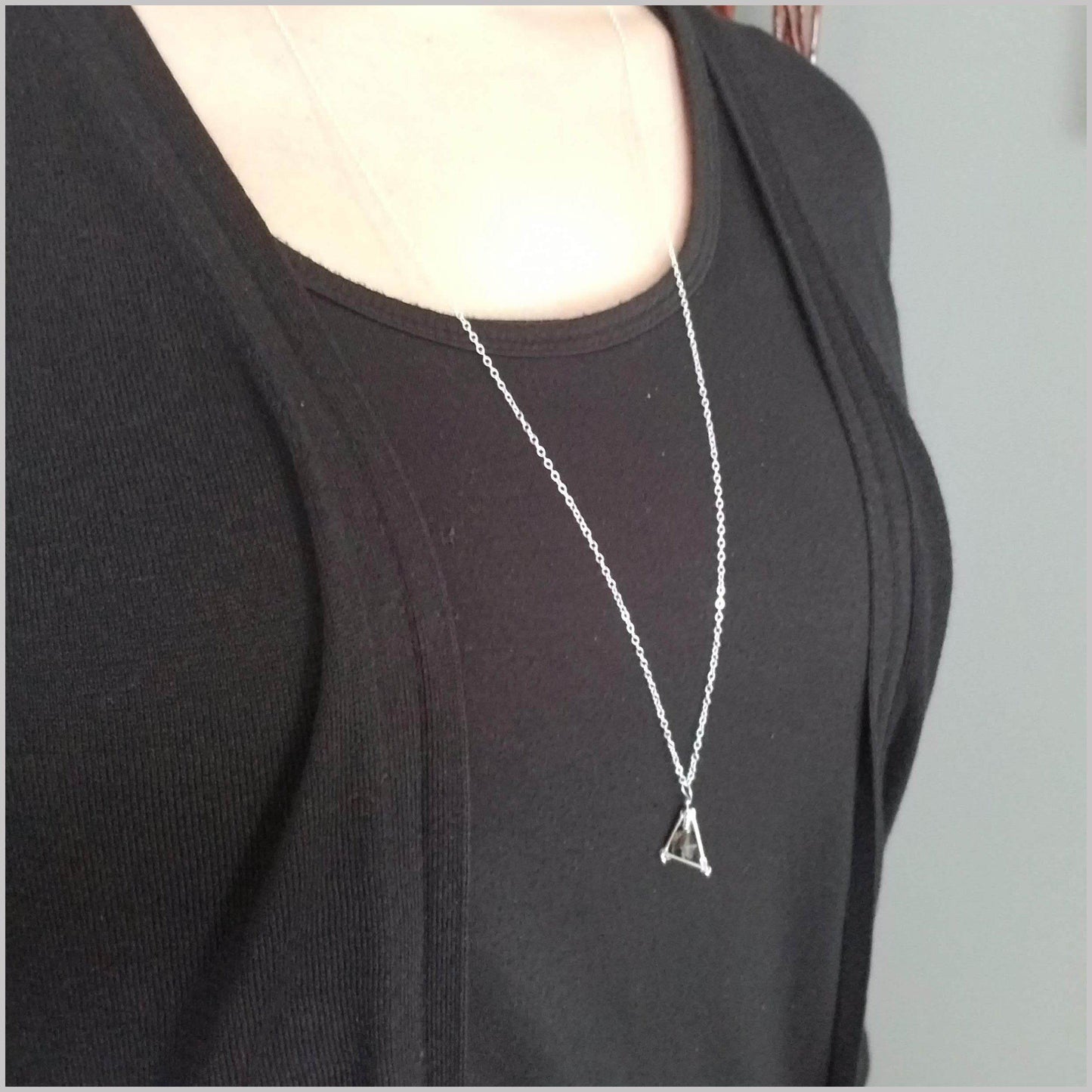 Geometric Smoky Quartz Crystal