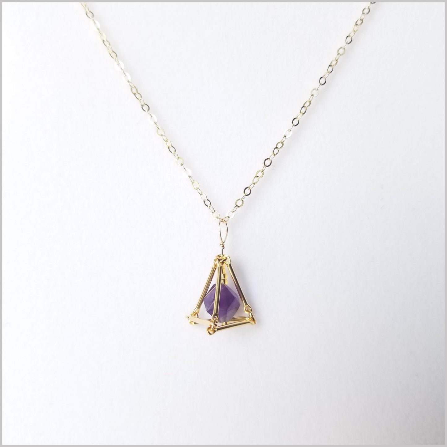 Geometric Amethyst Crystal
