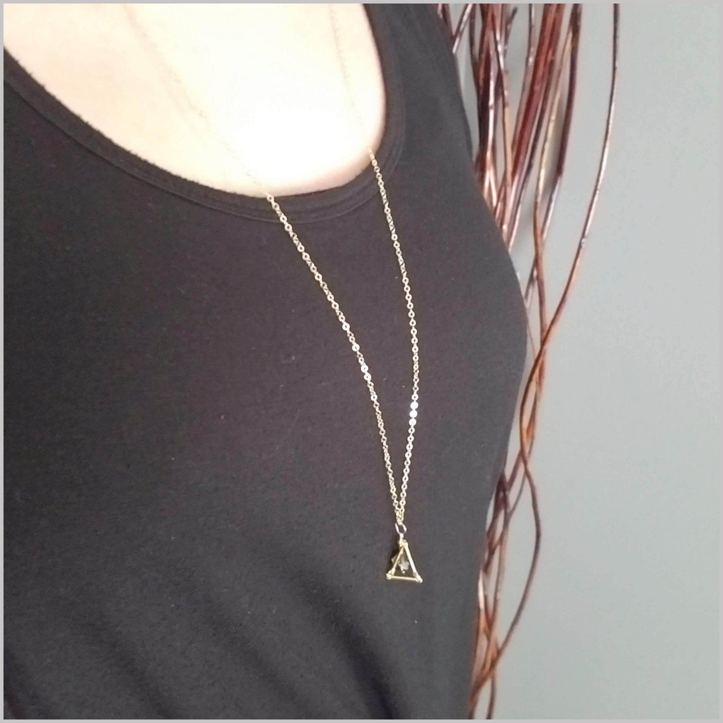 Geometric Smoky Quartz Crystal