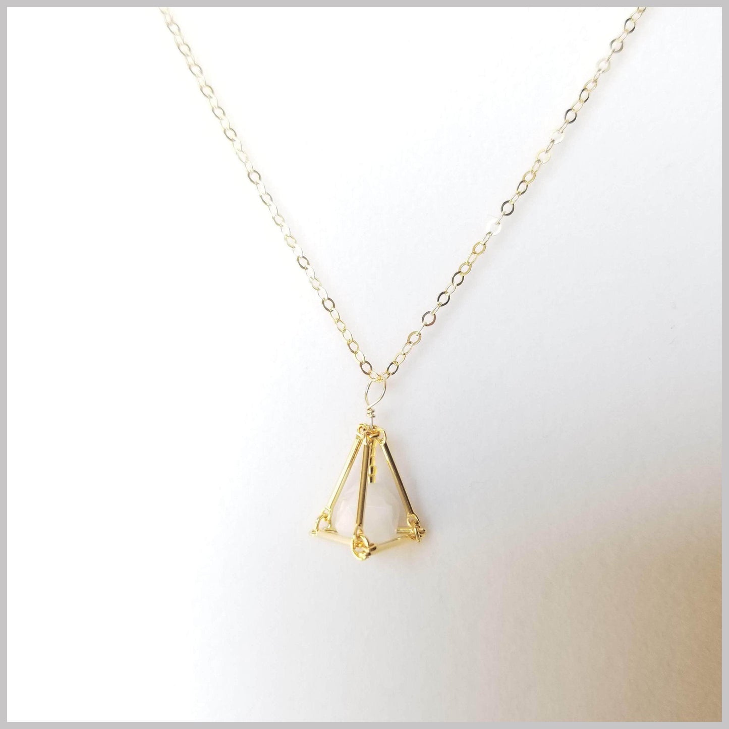 Geometric Aquamarine Crystal
