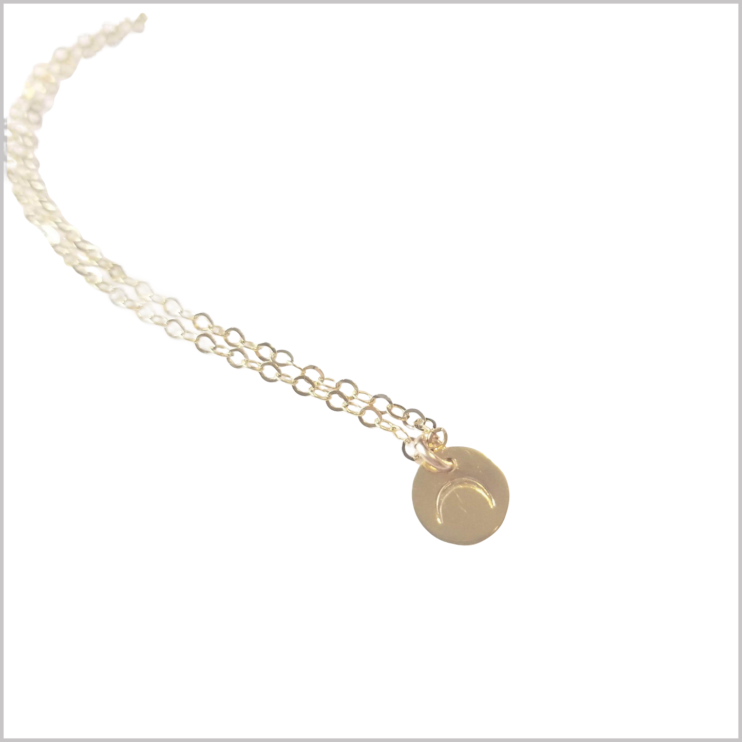 Live Free Crescent Moon Necklace