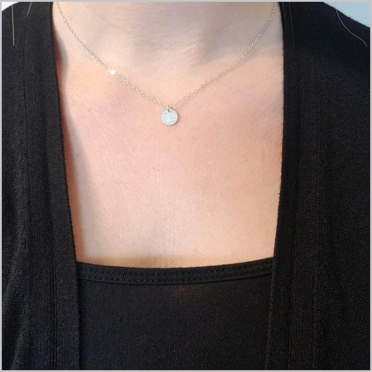 Live Free Lotus Necklace