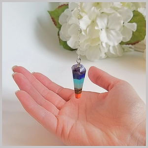 7 Chakra Crystals Pendulum