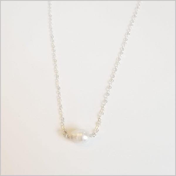 Natural Freshwater Pearl Bead Necklace