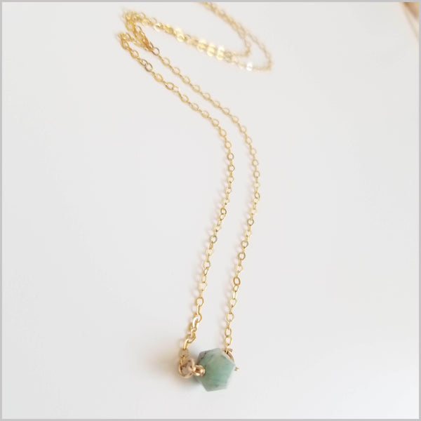 Natural Faceted Amazonite Necklace