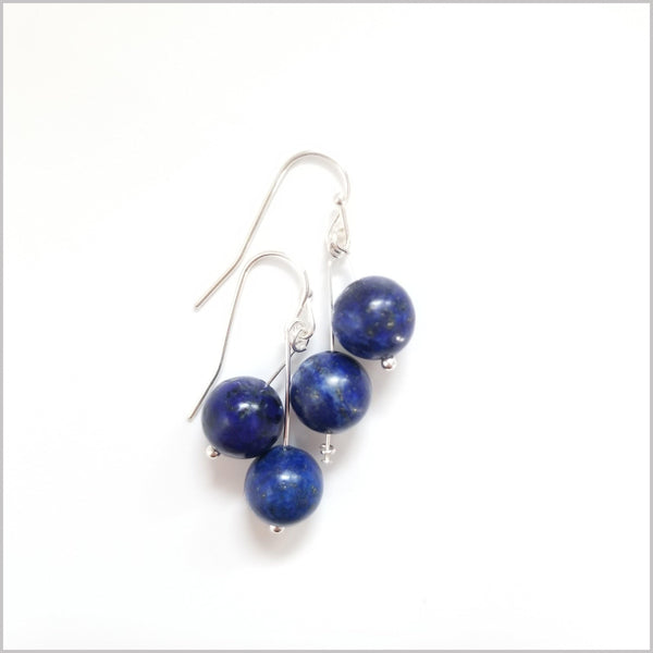 Dual Gemstone Lapis Lazuli Dangle