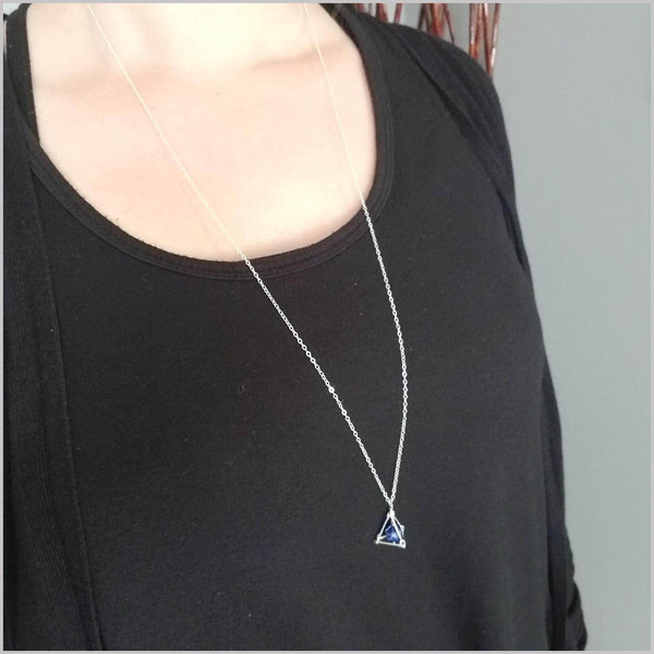 Geometric Lapis Lazuli Crystal