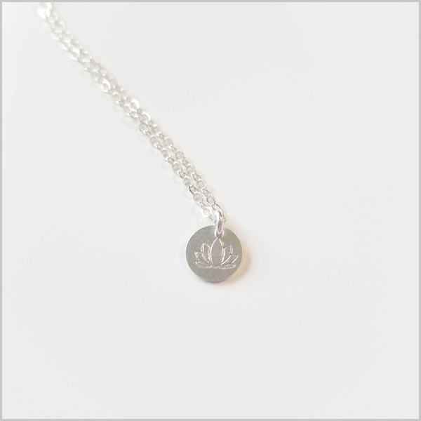 Live Free Lotus Necklace