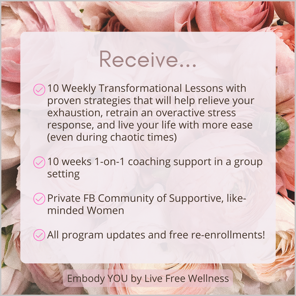 Embody YOU(r) Recovery (Private 1on1)